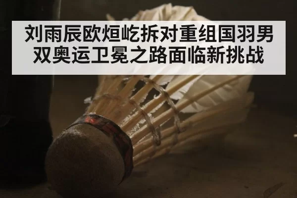 刘雨辰欧烜屹拆对重组国羽男双奥运卫冕之路面临新挑战